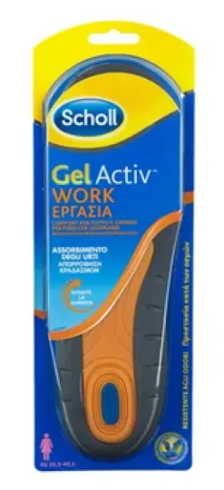 Scholl Gel Activ Work Donna soletta per scarpa 1 paio