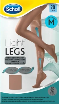 SCHOLL LIGHT LEGS 20 DENARI MISURA M COLORE NUDE