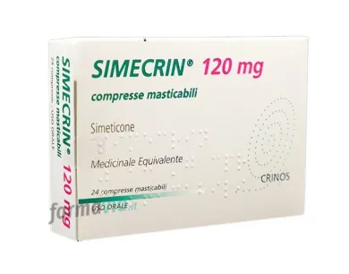 Simecrin 24 contro bruciore e nausea compresse 120 mg