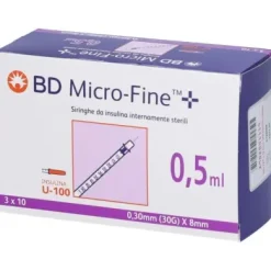 Siringhe per Insulina BD 0,5 ml G 30