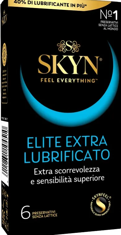 Skyn Elite Extra Lubrificato preservativi 6 pezzi