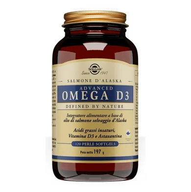 Solgar Advanced Omega D3 Integratore Alimentare 120 perle