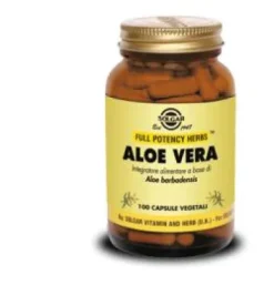 Solgar Aloe Vera Integratore Alimentare 100 capsule