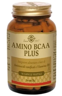 Solgar Amino BCAA Plus Integratore Alimentare 50 capsule