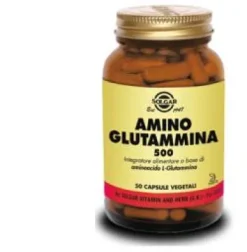 Solgar Amino Glutammina 500 Integratore Alimentare 50 capsule