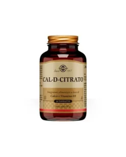 Solgar Cal D Citrato Integratore Alimentare 60 tavolette