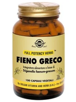 Solgar Fieno Greco MSO Integratore Alimentare 100 capsule