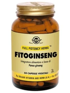 Solgar Fitoginseng Integratore Alimentare 50 capsule