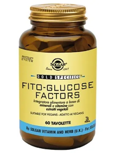Solgar Fito-Glucose Factors Integratore Alimentare 60 tavolette