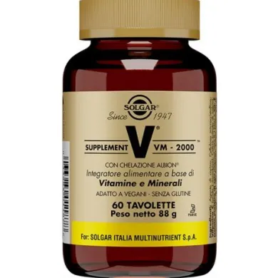 Solgar Formula VM 2000 Supplement Integratore 60 tavolette