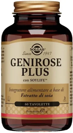 Solgar Genirose Plus Integratore Alimentare 60 tavolette