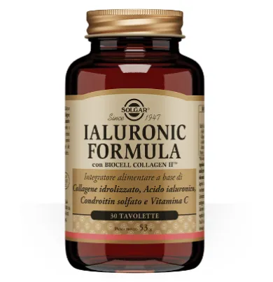 Solgar Ialuronic Formula Integratore Alimentare 30 tavolette