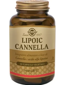 Solgar Lipoic Cannella Integratore Alimentare 60 capsule