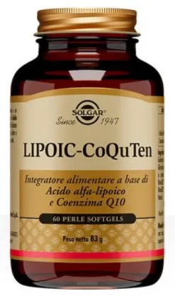 Solgar Lipoic-Coquten Integratore Alimentare 60 perle