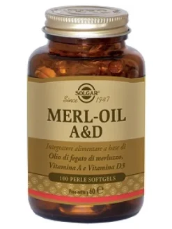 Solgar Merl-Oil A&D Integratore Alimentare 100 perle