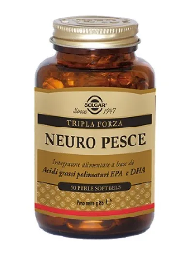 Solgar Neuro Pesce Integratore Alimentare 50 perle softgels