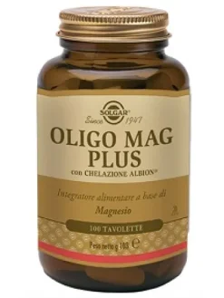 Solgar Oligo Mag Plus Integratore Alimentare 100 tavolette