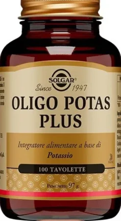 Solgar Oligo Potas Plus 100 tavolette