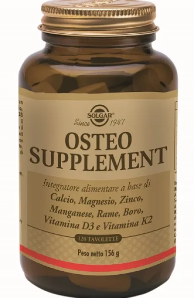 Solgar Osteo Supplement Integratore Alimentare 120 tavolette