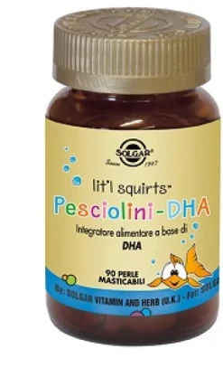 Solgar Pesciolini DHA Integratore Alimentare 90 perle