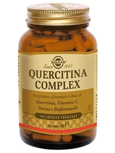 Solgar Quercitina Complex Integratore Alimentare 50 capsule