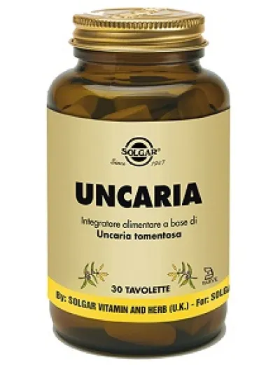 Solgar Uncaria Integratore Alimentare 30 tavolette