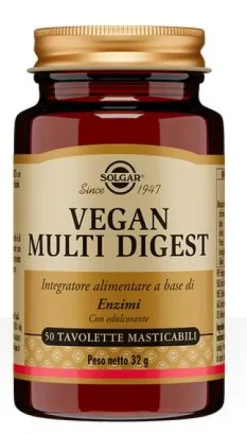 Solgar Vegan Multi Gigest Integratore Alimentare 50 tavolette
