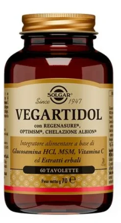 Solgar Vegartidol Integratore Alimentare 60 tavolette