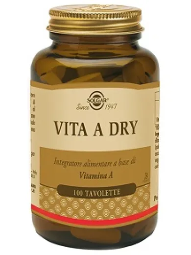 Solgar Vita a Dry Integratore Alimentare 100 tavolette