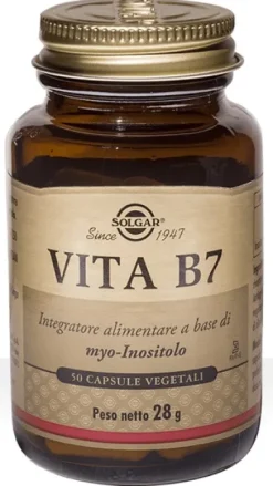 Solgar Vita B7 Integratore Alimentare 50 capsule