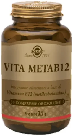Solgar Vita MetaB12 Integratore Alimentare 30 compresse