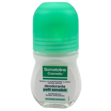 Somatoline Cosmetic Deodorante Roll On per pelli sensibili
