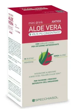 Specchiasol Aloe Vera Antiox Mini Drink Concentrato 15 bustine