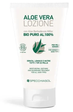 Specchiasol Aloe Vera Lozione Bio Puro 100% tubo da 150 ml