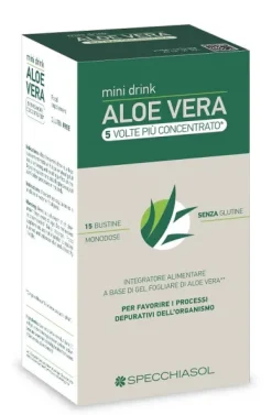 Specchiasol Aloe Vera Mini Drink Concentrato 15 bustine