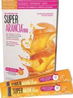 Super Arancia 1000 Integratore Alimentare Vitamina C 10 stick