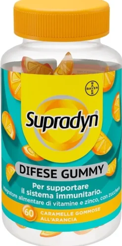 Supradyn Difese immunitarie 60 caramelle arancia