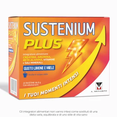 Sustenium Plus Limone e Miele Integratore 22 bustine