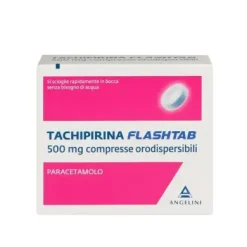 Tachipirina Flashtab 500 mg febbre e influenza 16 compresse