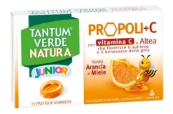 Tantum Verde Natura Junior per dolori gola 15 pastiglie
