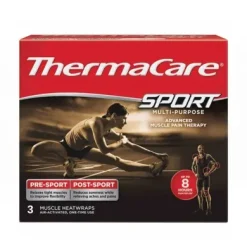 Thermacare Sport cerotti riscaldanti 8h 3 pezzi