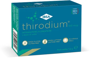 Thirodium Integratore Alimentare iodio 100 mcg 30 capsule molli