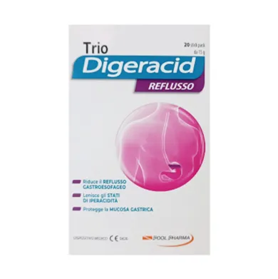 Trio Digeracid Reflusso gastroesofageo 20 stick