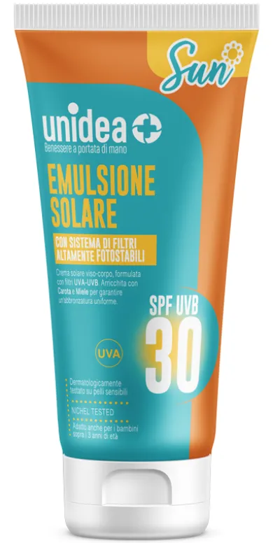 Unidea Crema Solare corpo SPF 30 tubo da 200 ml