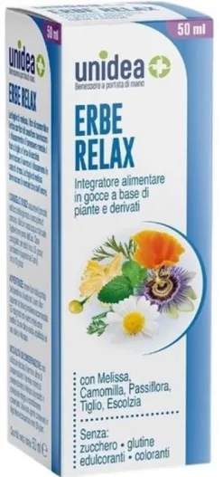 Unidea Erbe Relax Gocce Integratore Alimentare 50 ml