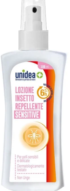 Unidea Lozione Insetto Repellente Sensitive flacone da 100 ml