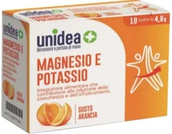 Unidea Magnesio e Potassio Integratore Alimentare 10 bustine