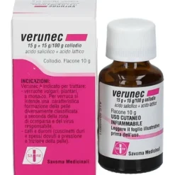 Verunec 15+15g-100g Collodio flacone da 180 ml