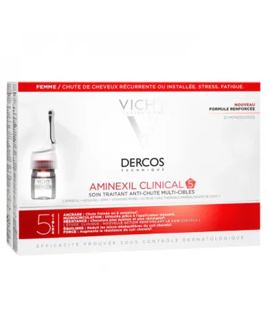 Vichy Dercos Aminexil Intensive 5 Donna anticaduta 21 fiale