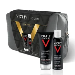 Vichy Uomo Pochette Hydra Mag C gel doccia + schiuma barba